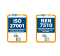 ISO27001 en NEN7510 logo's KPI Solutions